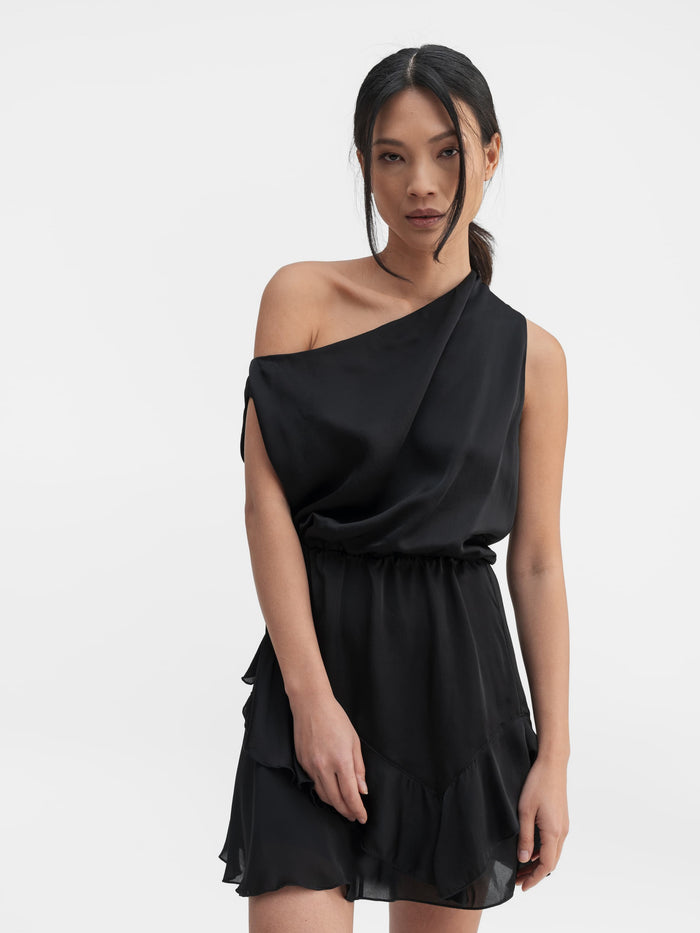 Ahlvar Nelly Silk Dress Black