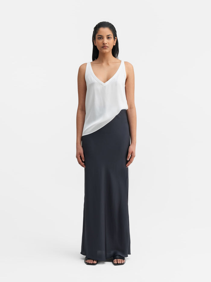 Ahlvar Shin Silk Tank White