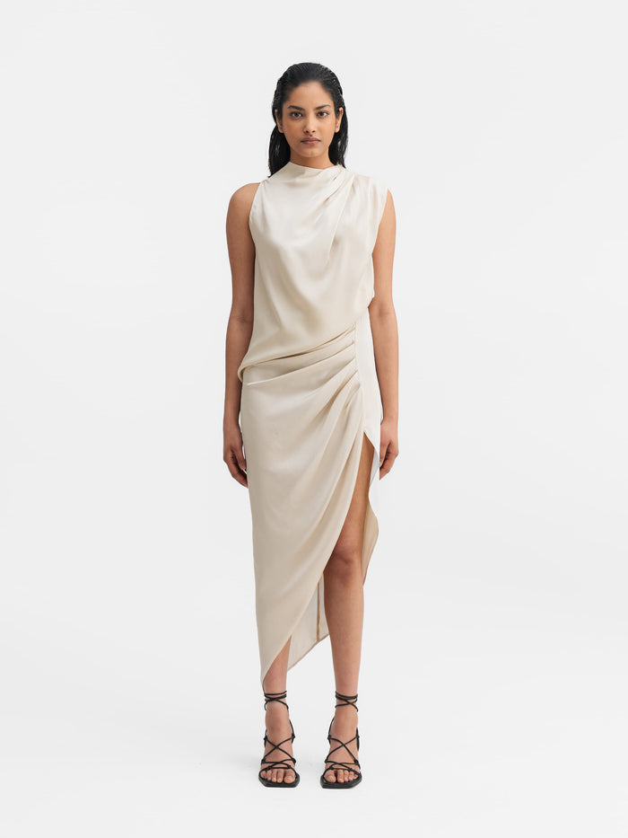 Ahlvar Tilda Silk Skirt Cream