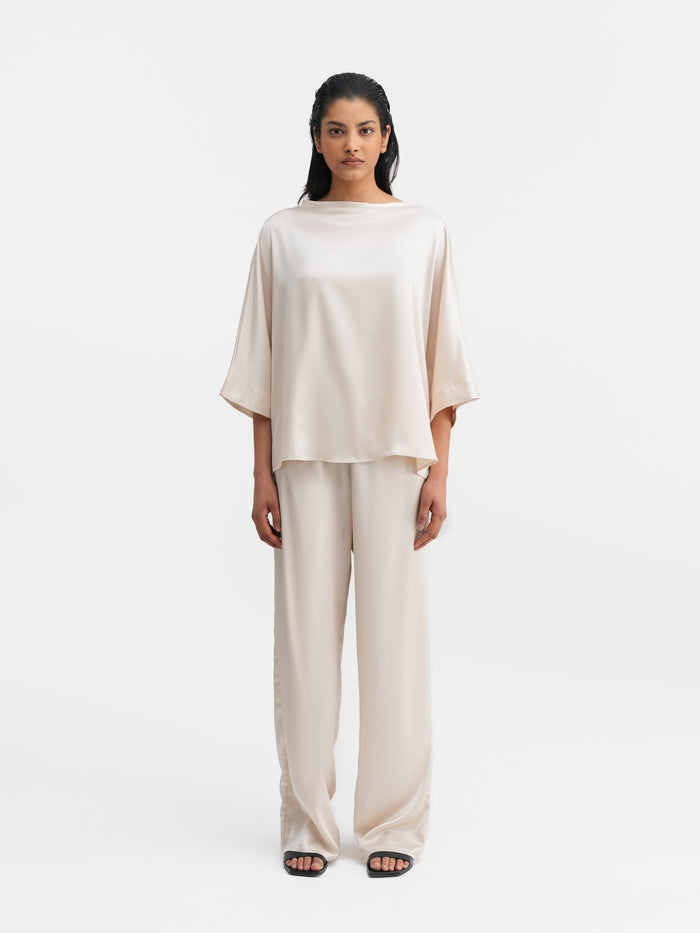 Ahlvar Tori Satin Tee Cream