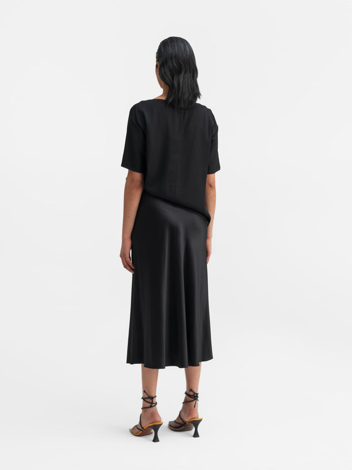 Ahlvar Yoli Silk Blouse Black