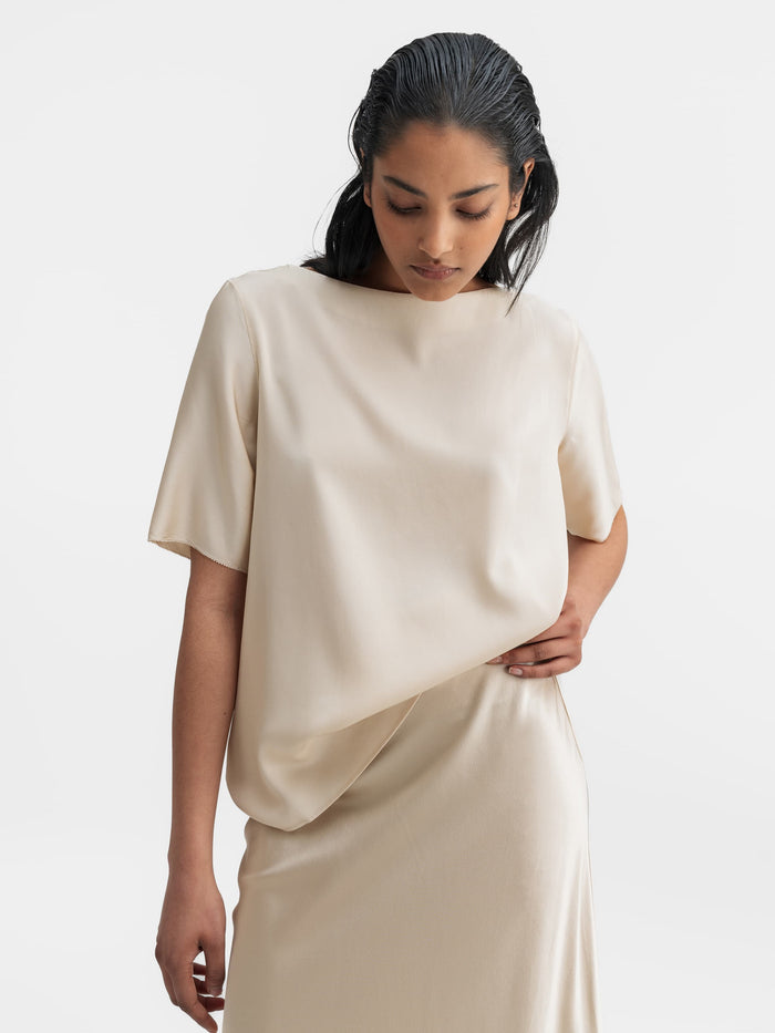 ahlvar Yoli silk blouse cream