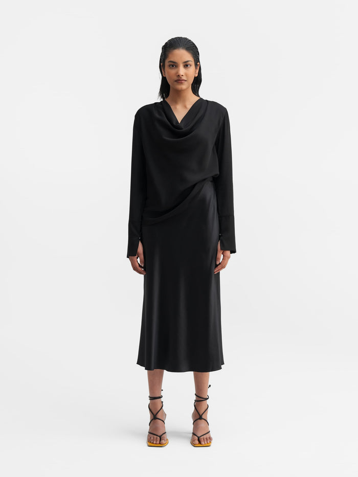 Ahlvar Zia Silk Blouse Black