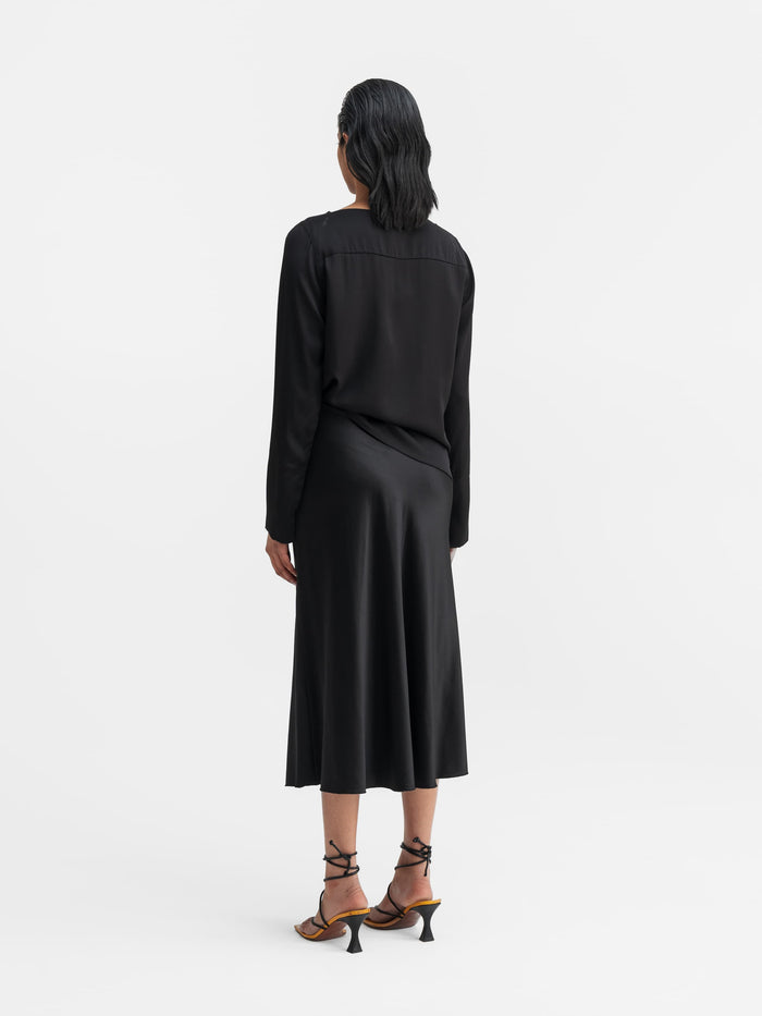 Ahlvar Zia Silk Blouse Black