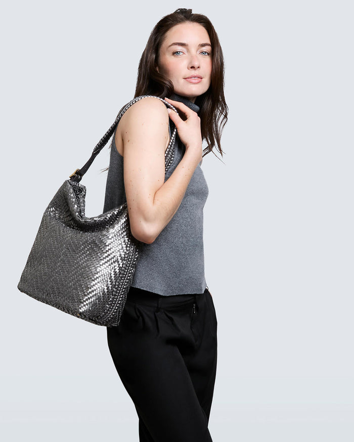 Aimee Kestenberg All For Love Bucket Pewter Woven