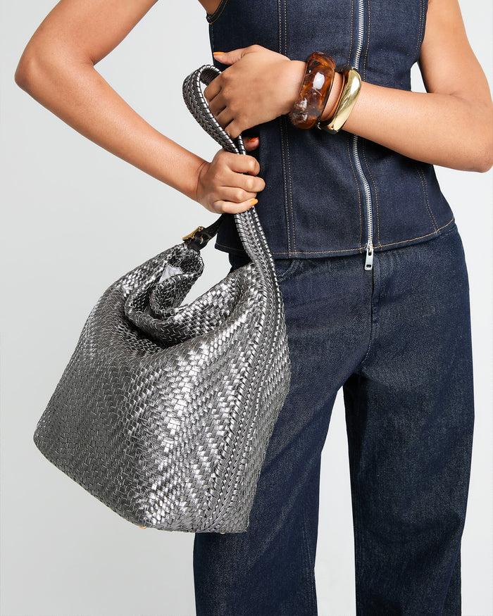 Aimee Kestenberg All For Love Bucket Pewter Woven