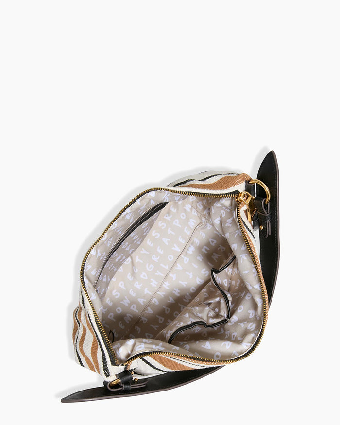 Aimee Kestenberg Ava Ziptop Hobo Neutral Textile