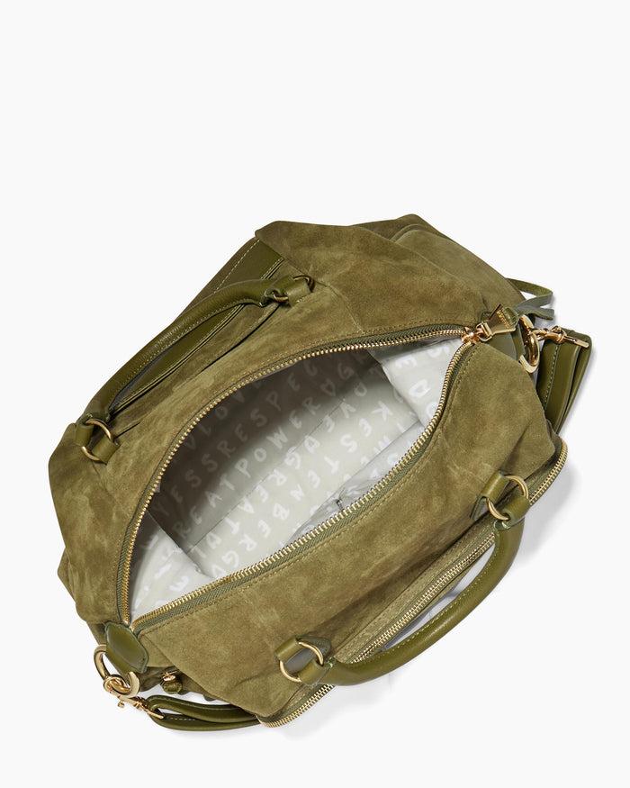 Aimee Kestenberg Away We Go Duffle Kelp Suede