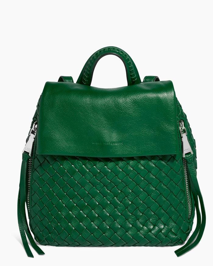 aimee kestenberg Bali Backpack Kelly Green Woven