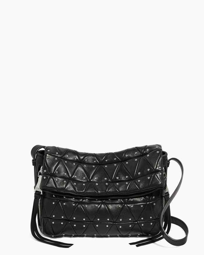 aimee kestenberg Bali Crossbody Black Geo Studs