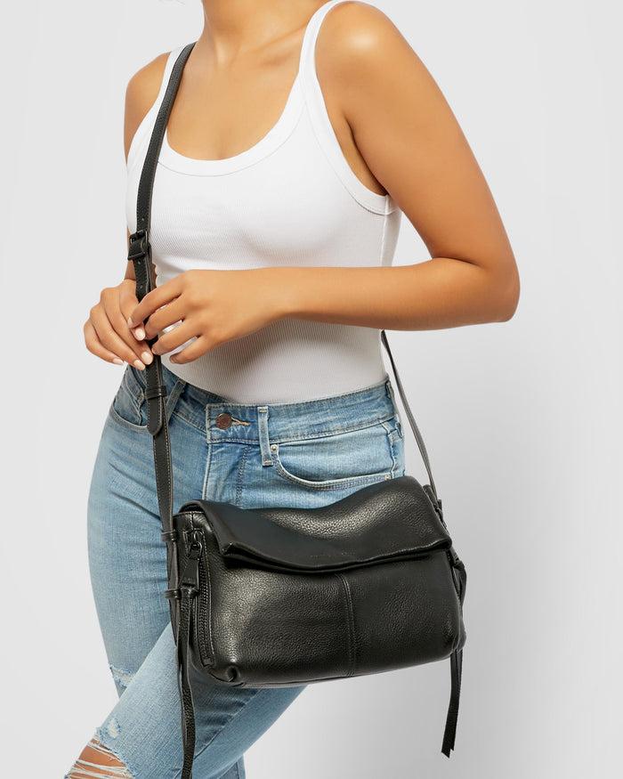 Aimee Kestenberg Bali Crossbody Black With Black