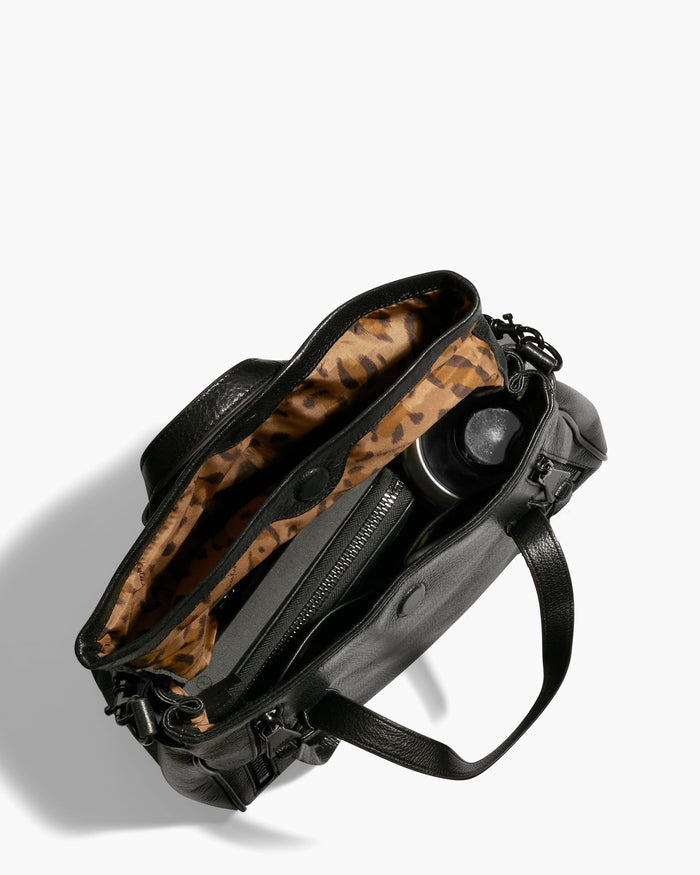 Aimee Kestenberg Bali Double Entry Satchel Black