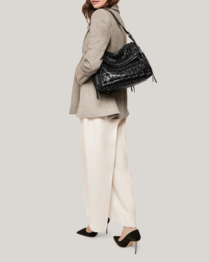 Aimee Kestenberg Bali Hobo Black Geo Studs