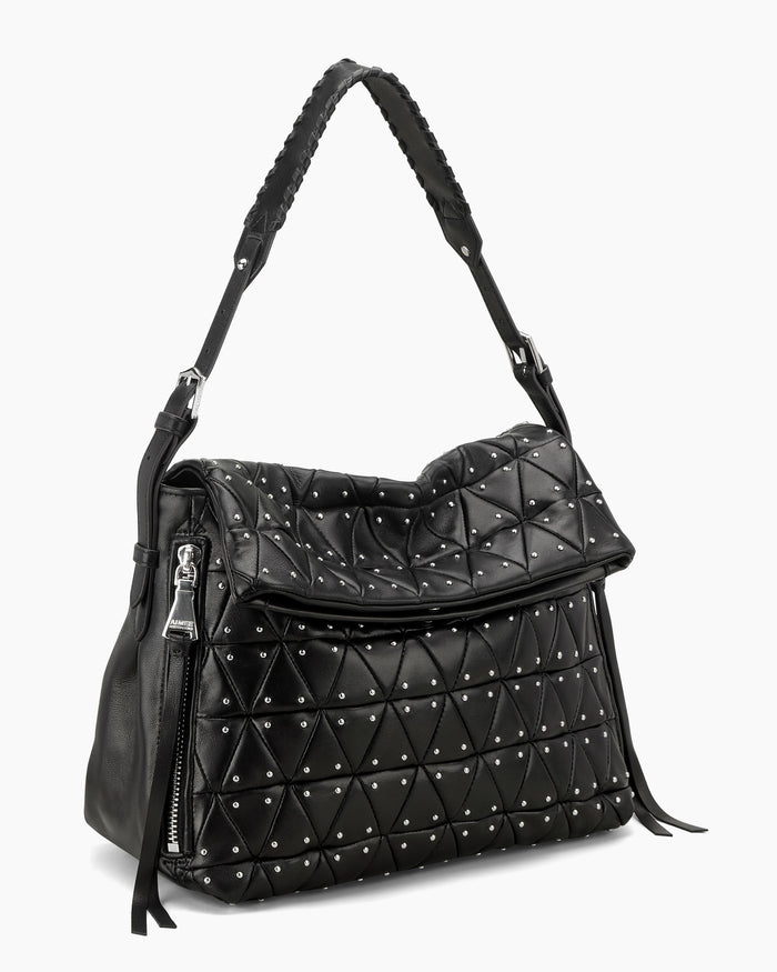 Aimee Kestenberg Bali Hobo Black Geo Studs