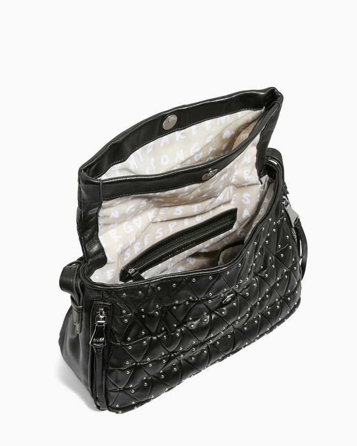 Aimee Kestenberg Bali Hobo Black Geo Studs
