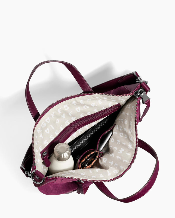 Aimee Kestenberg Bandit Convertible Tote Berry