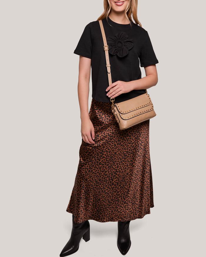 Aimee Kestenberg Bowery Flap Crossbody Nude