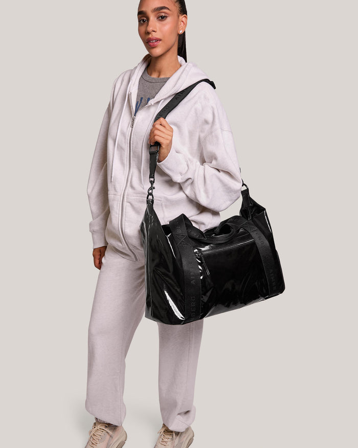 Aimee Kestenberg Dakota Nylon Duffle Black Ripstop