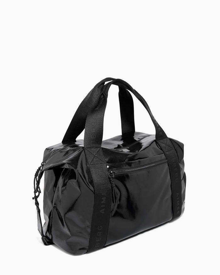 Aimee Kestenberg Dakota Nylon Duffle Black Ripstop