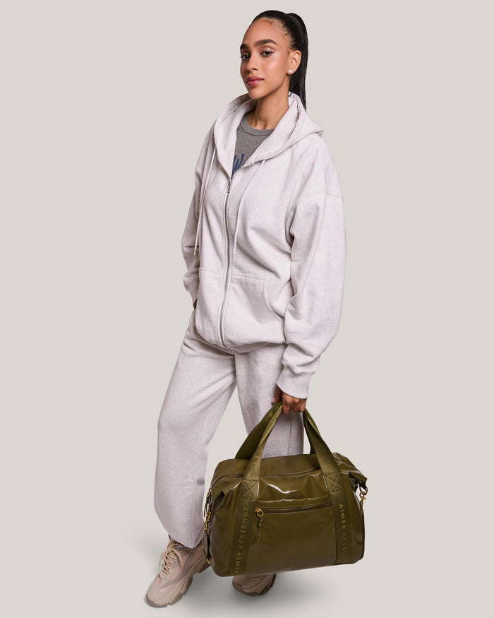 Aimee Kestenberg Dakota Nylon Duffle Sage Ripstop