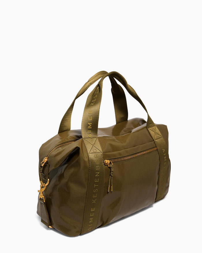 Aimee Kestenberg Dakota Nylon Duffle Sage Ripstop