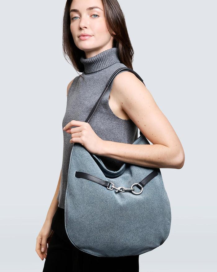 Aimee Kestenberg Essex Hobo Bright Denim Leather