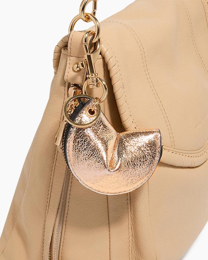 Aimee Kestenberg Fortune Zip Charm Crinkled Gold