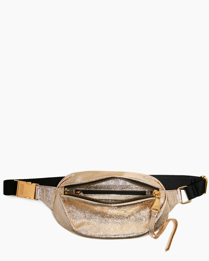 Aimee Kestenberg Milan Bum Bag Crinkled Gold