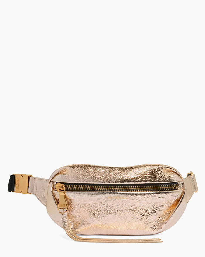 aimee kestenberg Milan Bum Bag Crinkled Gold