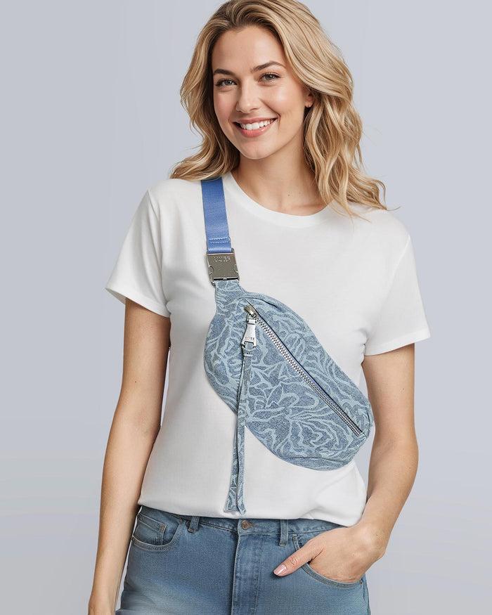 Aimee Kestenberg Milan Bum Bag Denim Garden