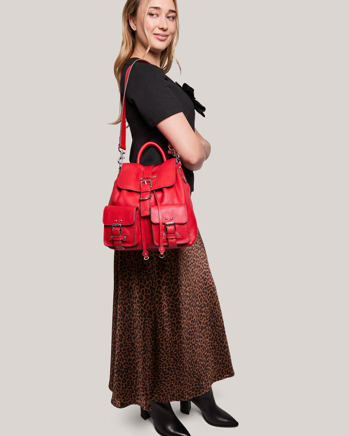 Aimee Kestenberg Saddle-Up Backpack Radiant Red