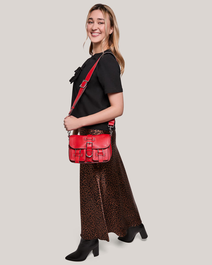 Aimee Kestenberg Saddle-Up Crossbody Radiant Red