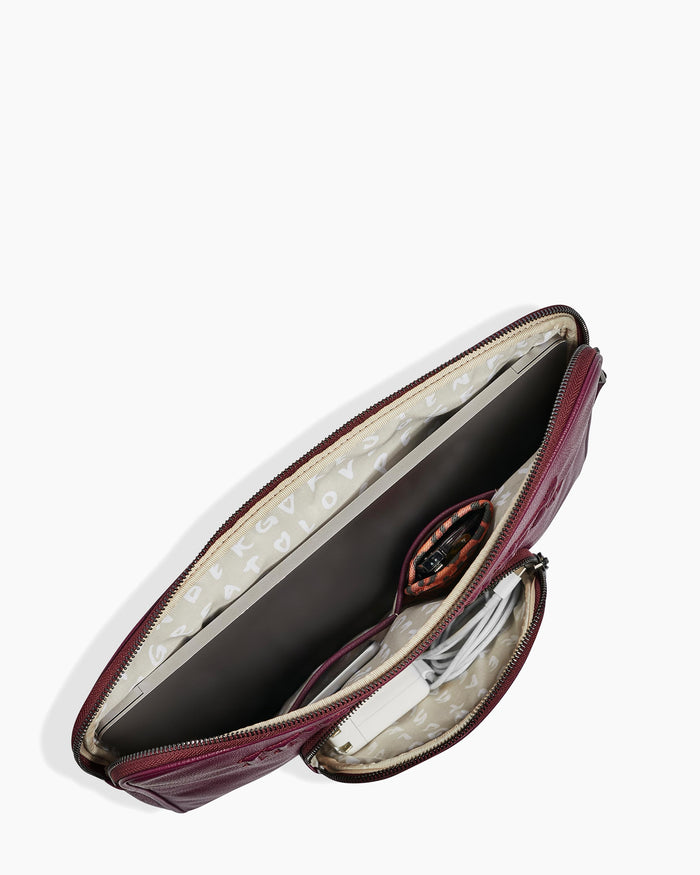 Aimee Kestenberg Speak Up 15 Laptop Case Berry