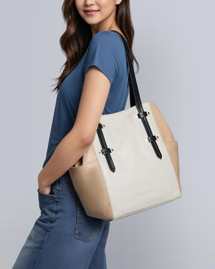 Aimee Kestenberg Sullivan Tote Chalk Colorblock