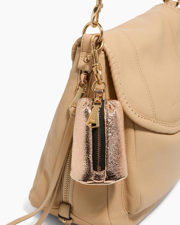 Aimee Kestenberg Tamitha Keyfob Crinkled Gold