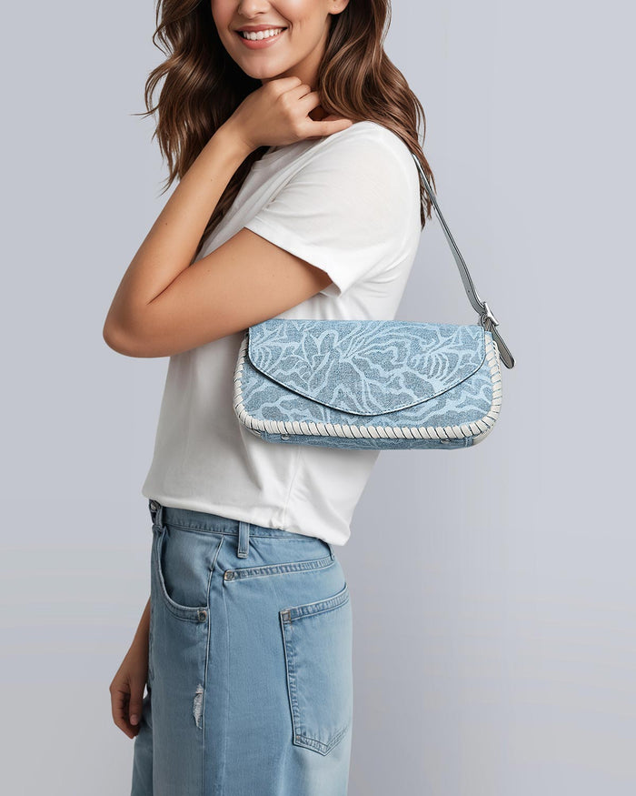 Aimee Kestenberg All For Love Baguette Denim Garden