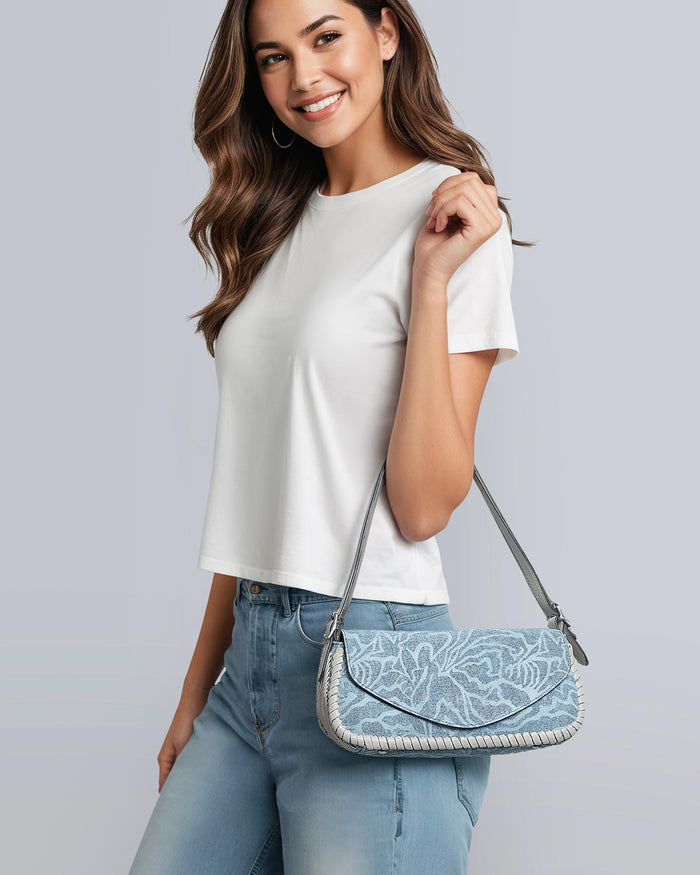 Aimee Kestenberg All For Love Baguette Denim Garden