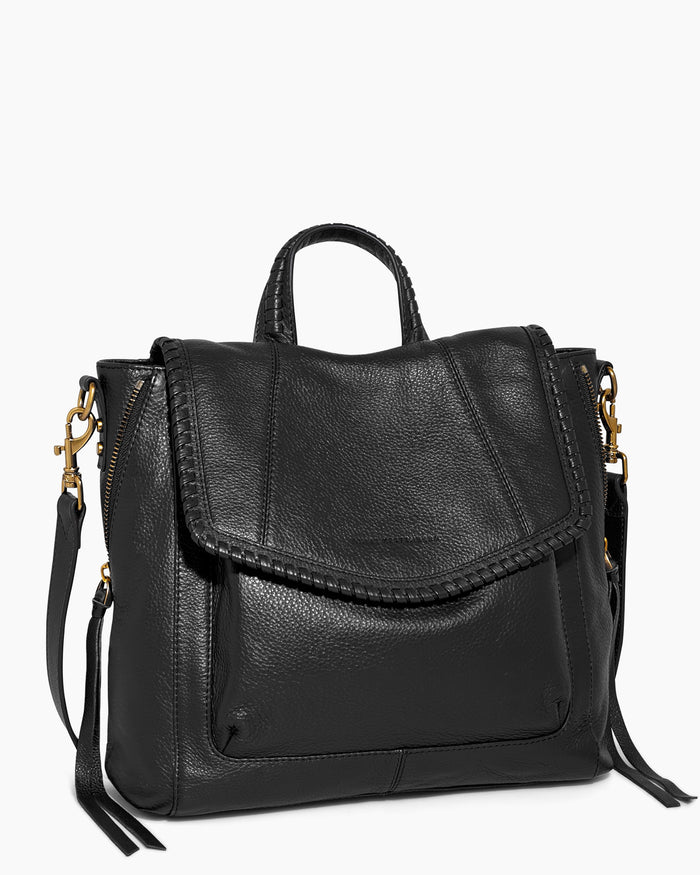 Aimee Kestenberg All For Love Convertible Backpack Black With 14k Yellow Gold