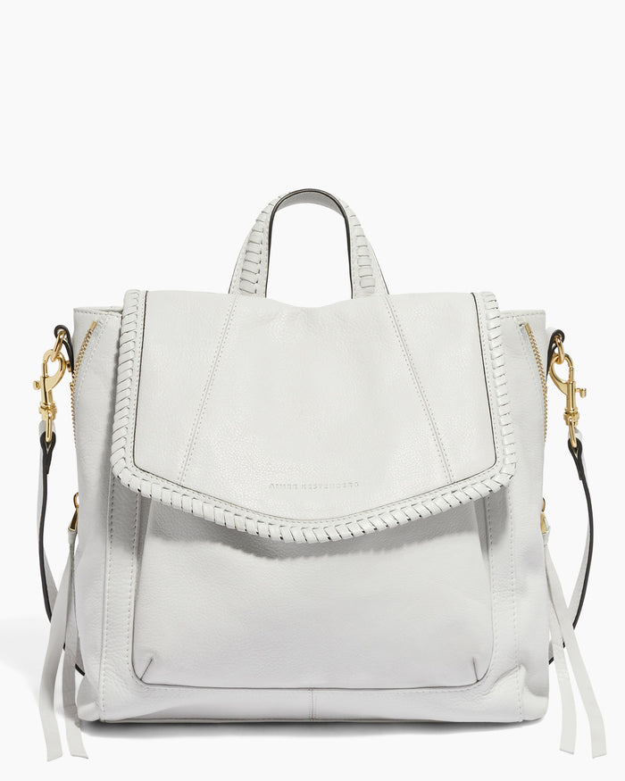 aimee kestenberg All For Love Convertible Backpack Cloud with Shiny Gold