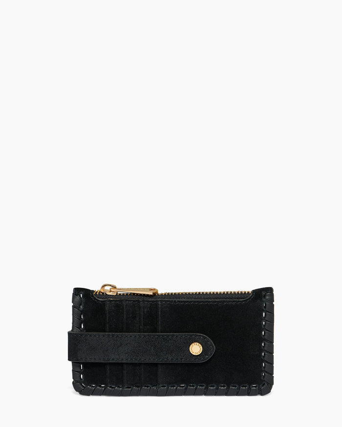 aimee kestenberg All For Love Credit Card Wallet With RFID Black Suede