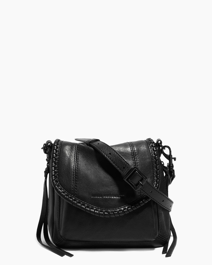 aimee kestenberg All For Love Mini Crossbody Black with Shiny Black