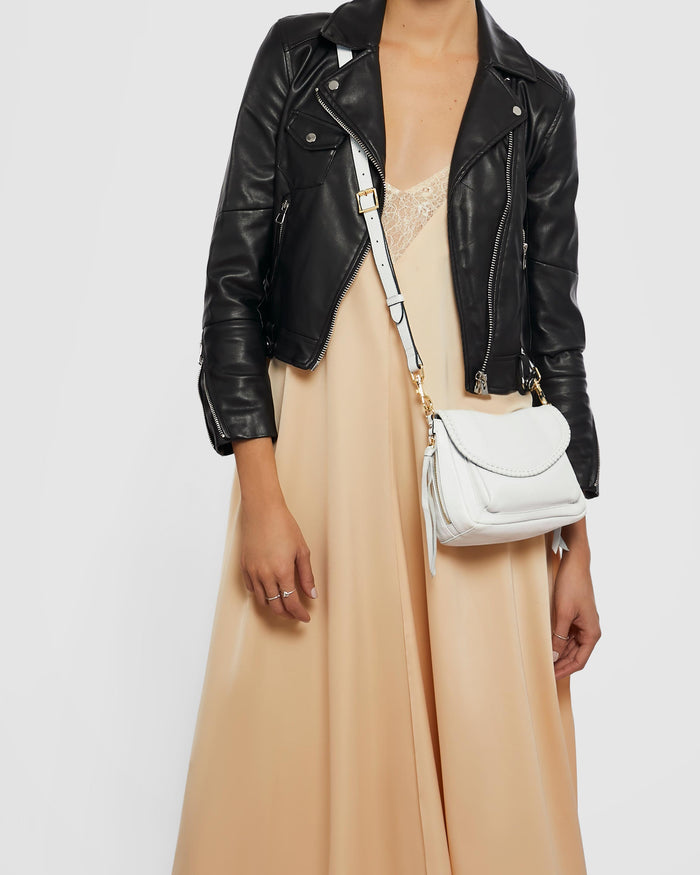 Aimee Kestenberg All For Love Mini Crossbody Cloud With Shiny Gold