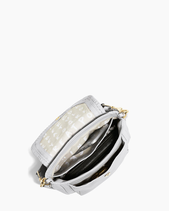 Aimee Kestenberg All For Love Mini Crossbody Cloud With Shiny Gold
