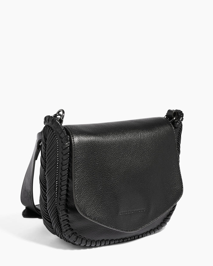 Aimee Kestenberg All For Love Saddle Crossbody Black