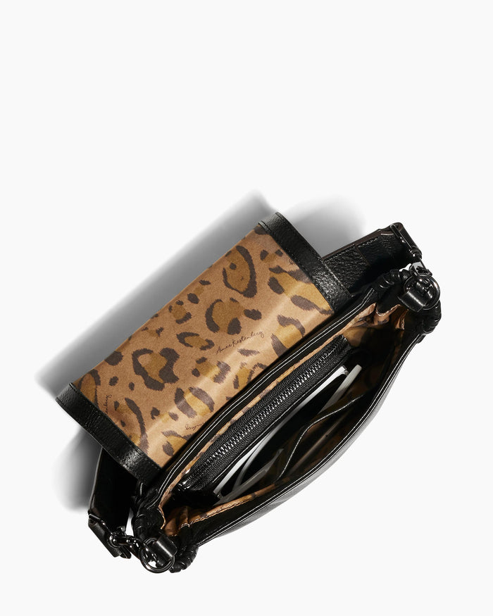 Aimee Kestenberg All For Love Saddle Crossbody Black