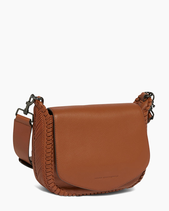 Aimee Kestenberg All For Love Saddle Crossbody Chestnut