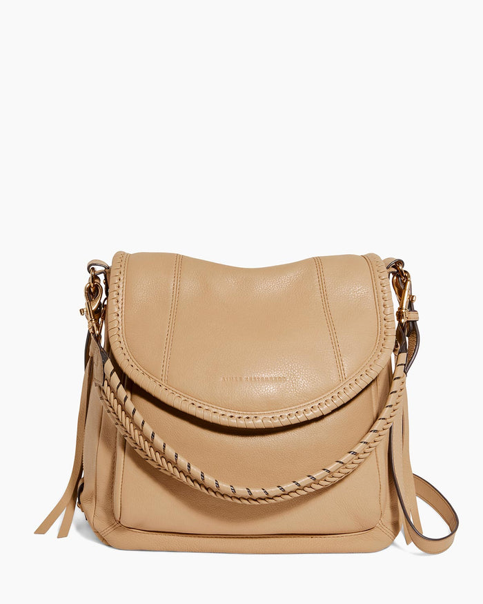 aimee kestenberg All For Love Zip Top Convertible Shoulder Camel