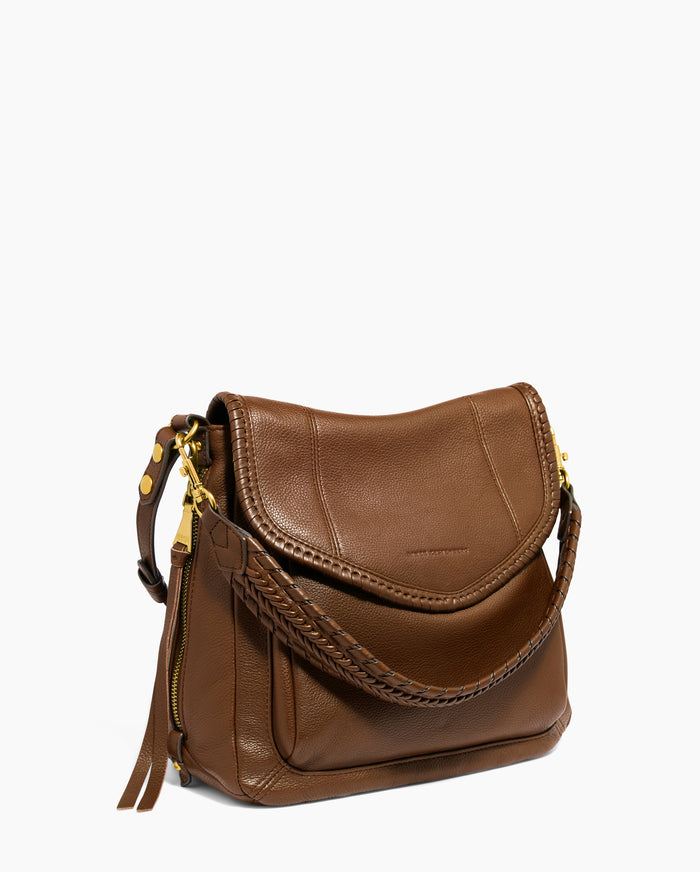 Aimee Kestenberg All For Love Zip Top Convertible Shoulder Coffee