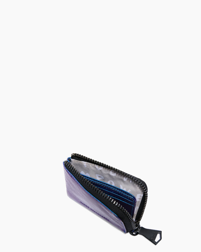 Aimee Kestenberg Ava Wristlet Wallet With RFID Midnight Metallic