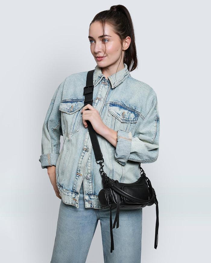 Aimee Kestenberg Away We Go Mini Convertible Crossbody Black